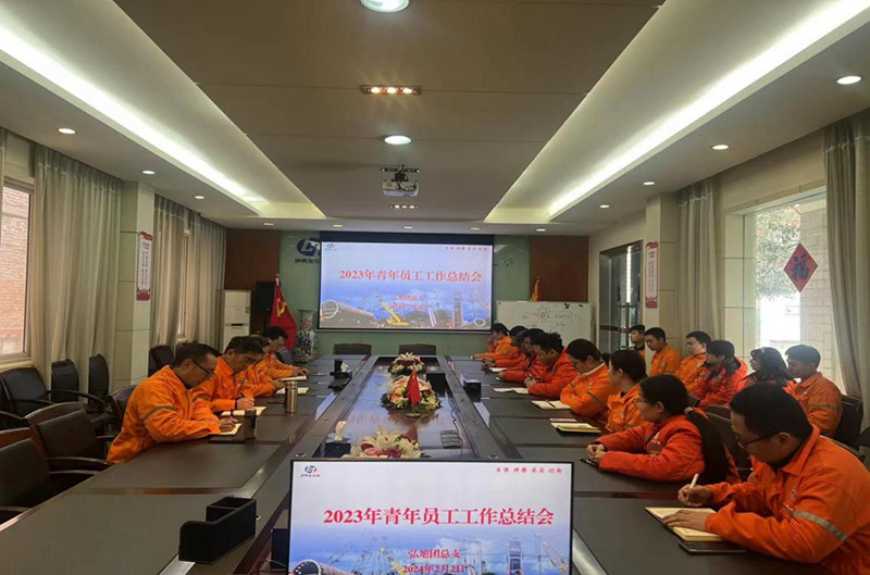 泸天化弘旭公司召开2023年度青年员工工作总结会(图1)